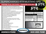 2025 Ford Mustang RTR Spec 3 Supercharged