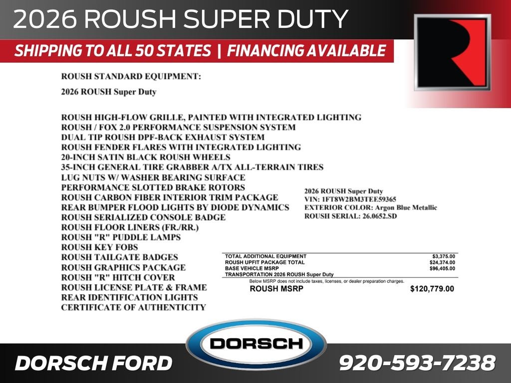 2026 Ford F-250SD Roush