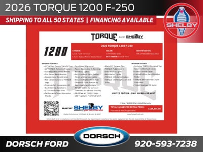 2026 Ford F-250SD Torque 1200