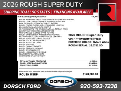 2026 Ford F-350SD Roush