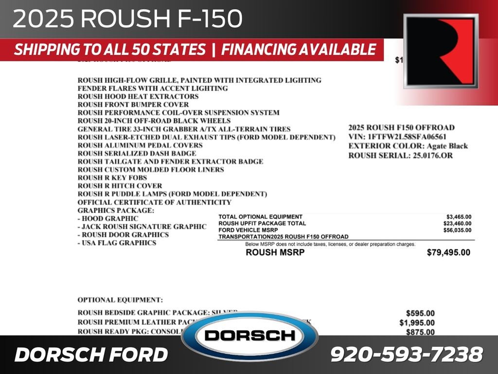 2025 Ford F-150 Roush