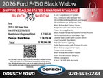 2026 Ford F-150 Black Widow