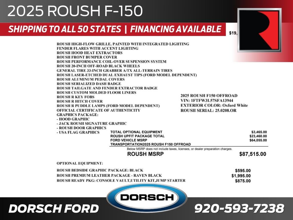 2025 Ford F-150 Roush