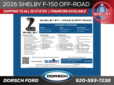 2026 Ford F-150 Shelby Off Road