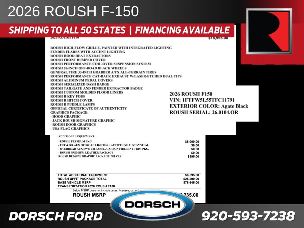 2026 Ford F-150 Roush