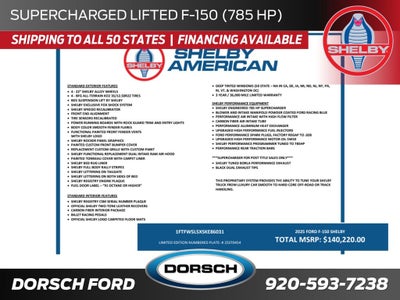 2025 Ford F-150 Shelby Off-Road Supercharged